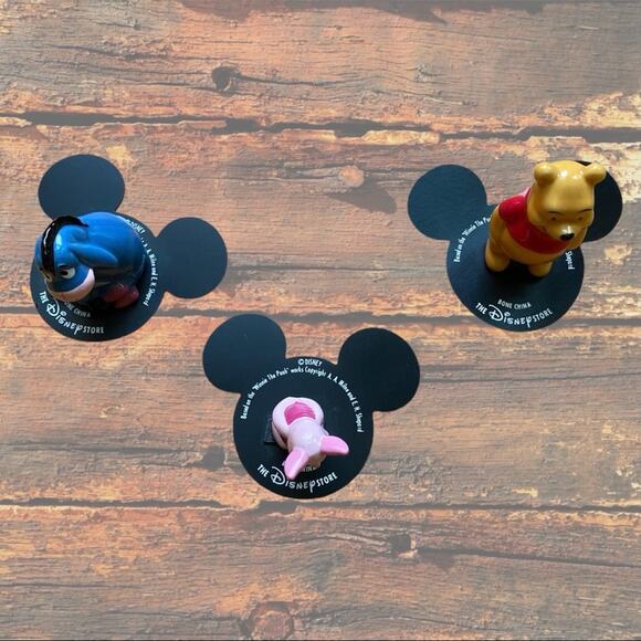 The Disney Store Bone China Winnie the Pooh and Friends 3 Figurines - Picture 2 of 6